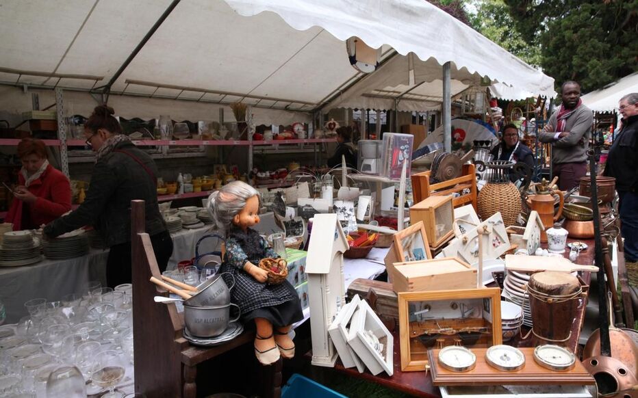 Brocanteur en action